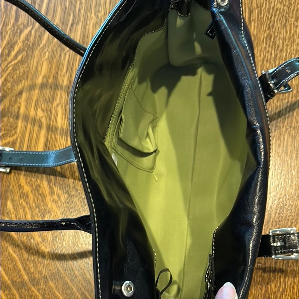 HELEN WELSH Black Leather Handbag - Picture 3 of 7